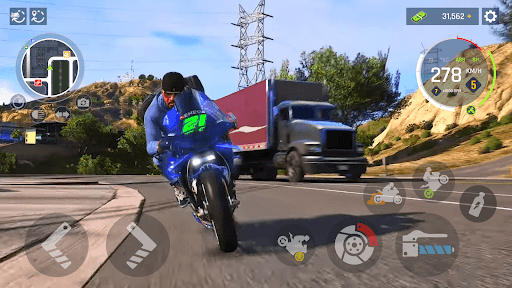 Real Motocycle Driving Game 3D screenshot 1 - screenshot