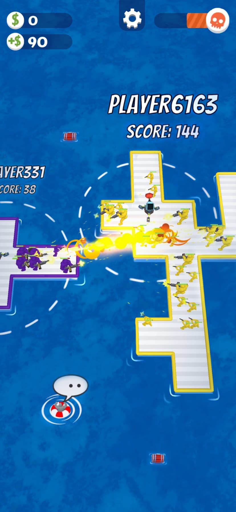 War of Rafts: Sea Battle Game screenshot 6 - screenshot