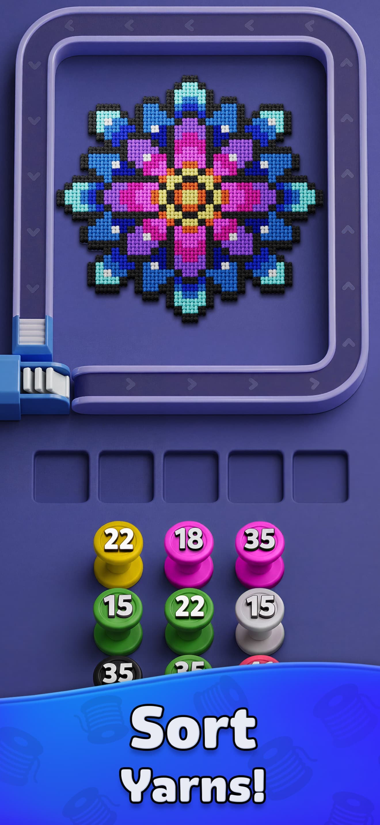 Yarn Loop: Knit Puzzle screenshot 1 - screenshot