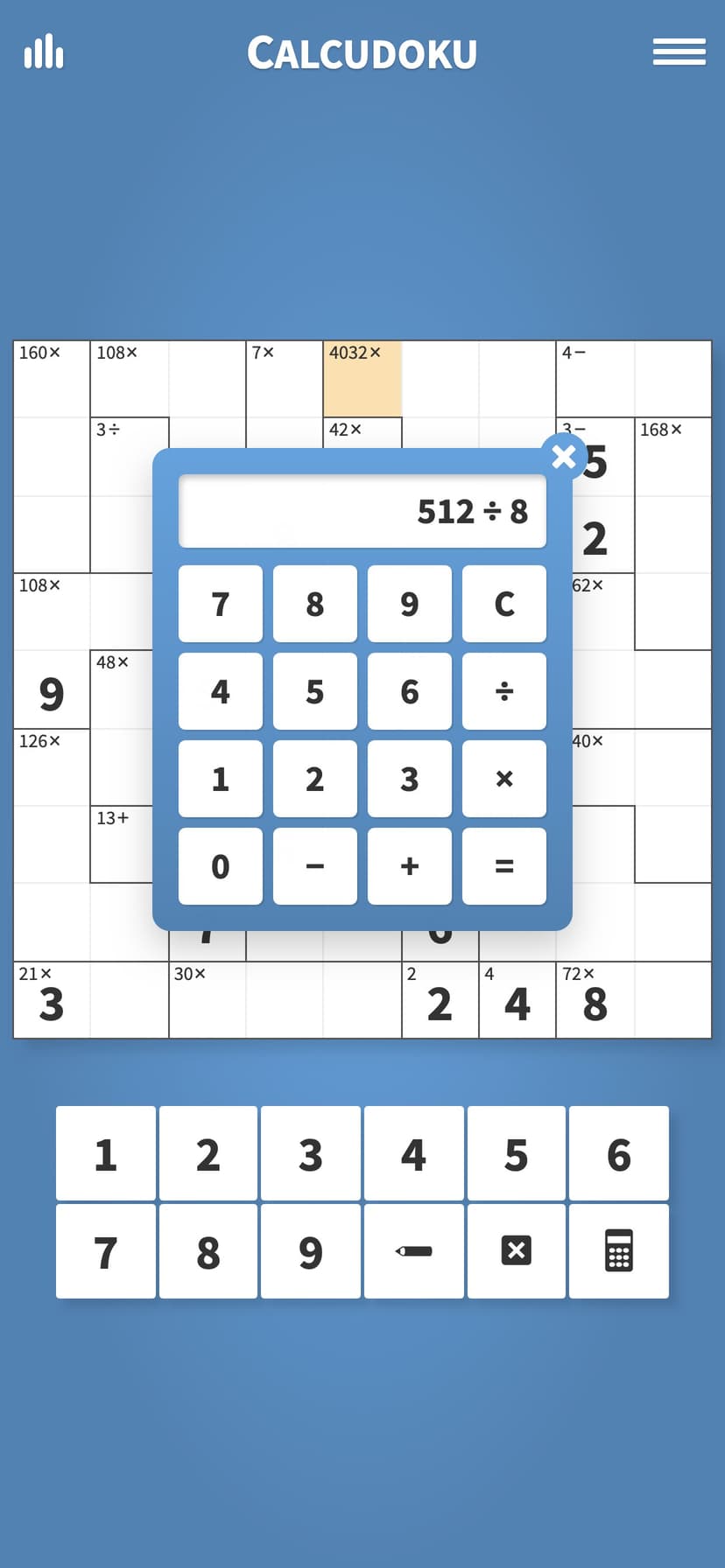 Calcudoku · Math Logic Puzzles screenshot 4 - screenshot