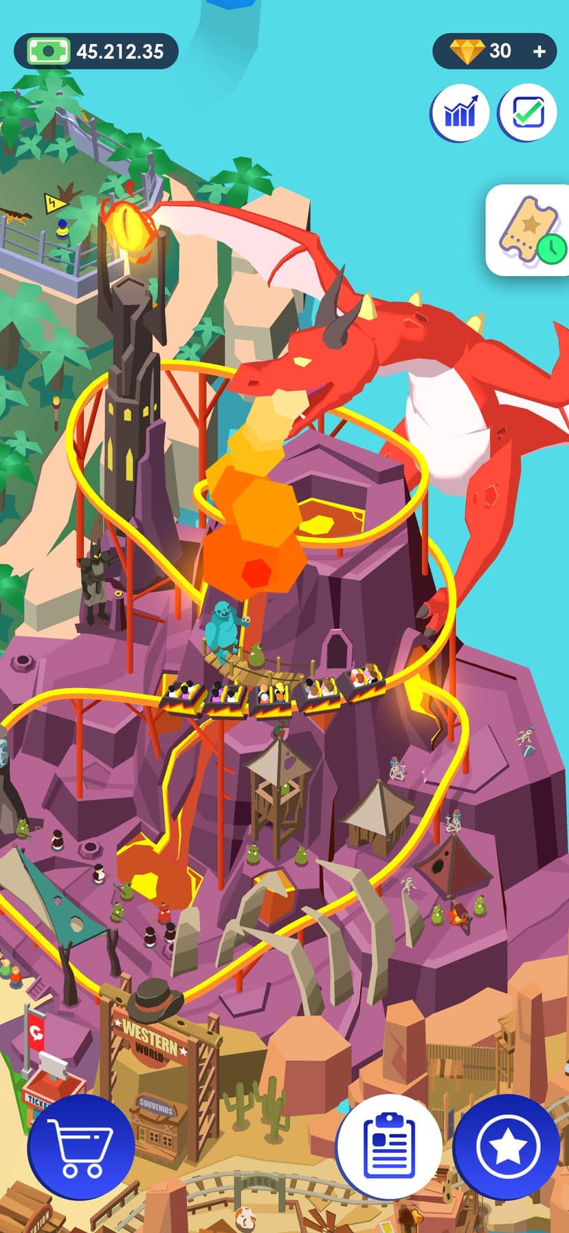 Idle Theme Park - Tycoon Game screenshot 2 - screenshot