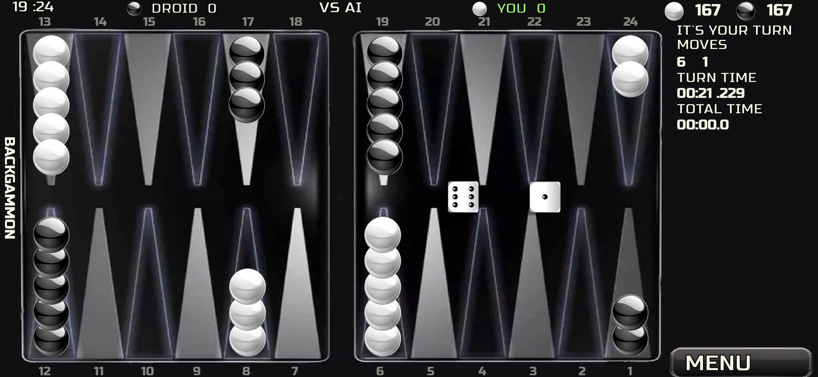 Backgammon 18 Online & Offline screenshot 5 - screenshot