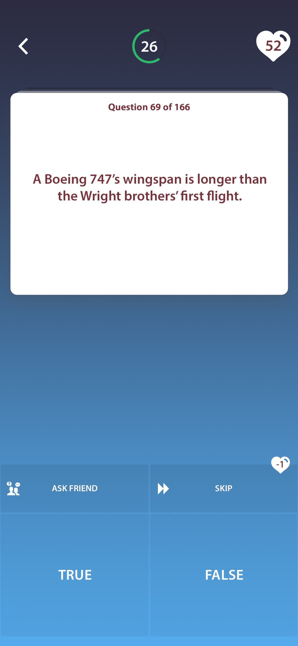 True or False:Trivia Questions screenshot 2 - screenshot