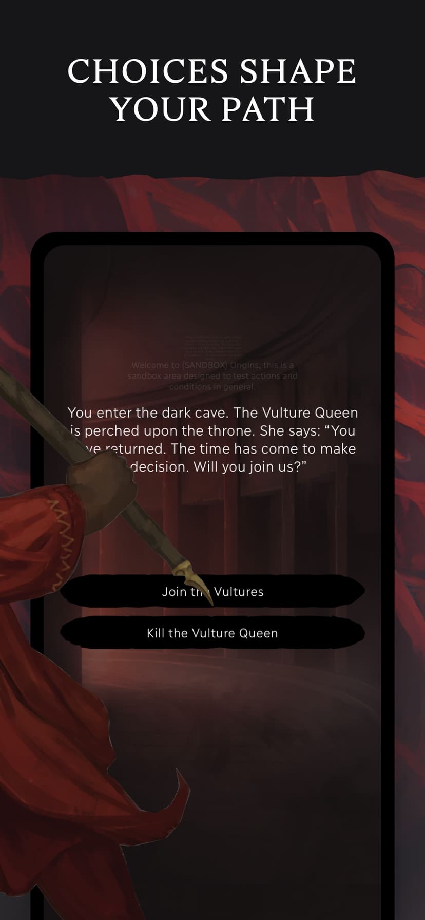 Eldrum: Red Tide - Text RPG screenshot 2 - screenshot