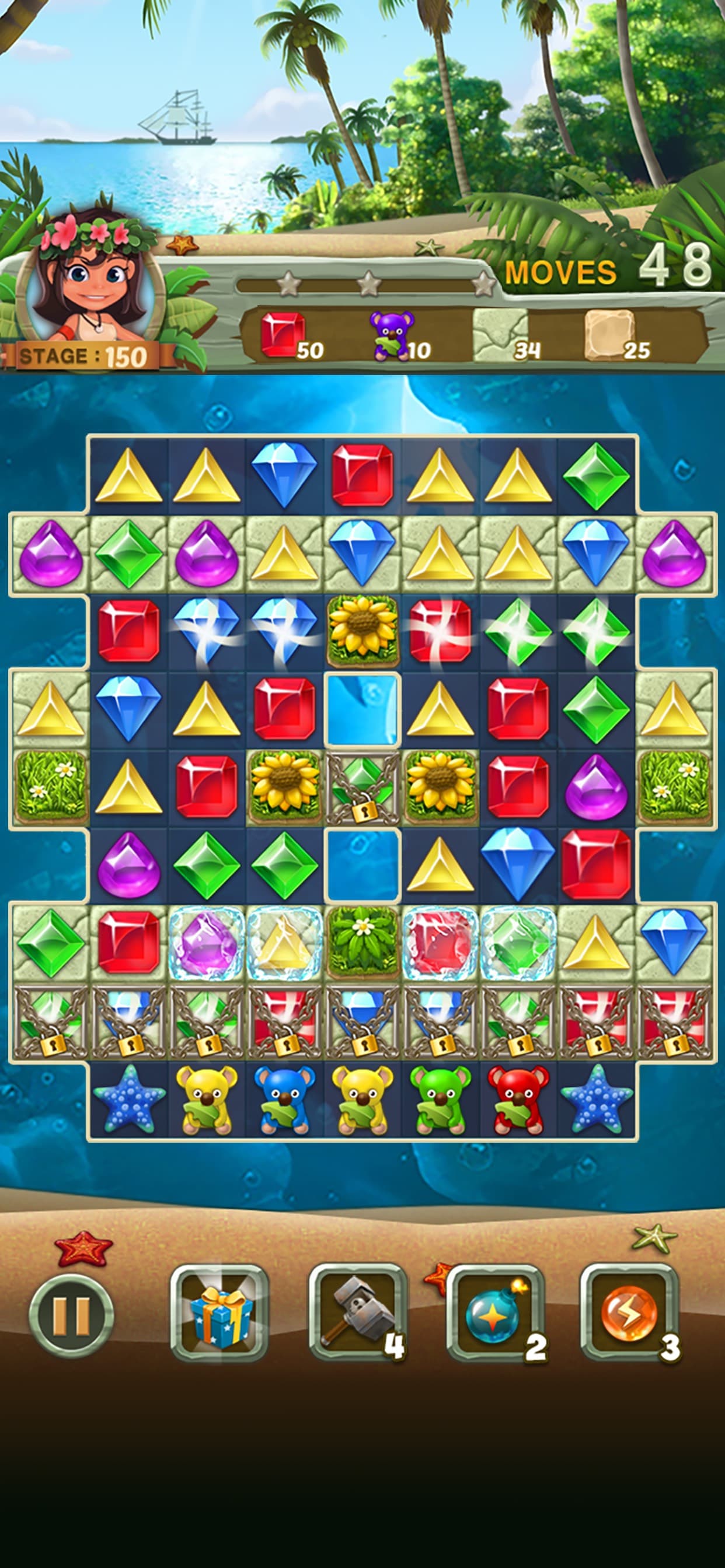 Paradise Jewel: Match-3 Puzzle screenshot 6 - screenshot