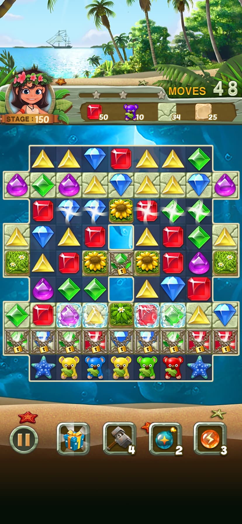 Paradise Jewel: Match-3 Puzzle screenshot 6 - screenshot
