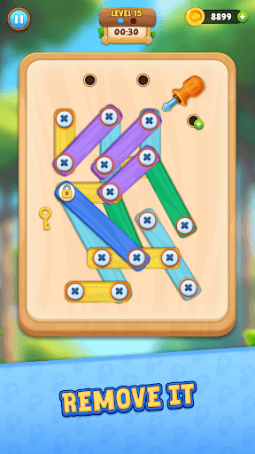 Wood Nuts And Bolts Puzzle screenshot 3 - screenshot