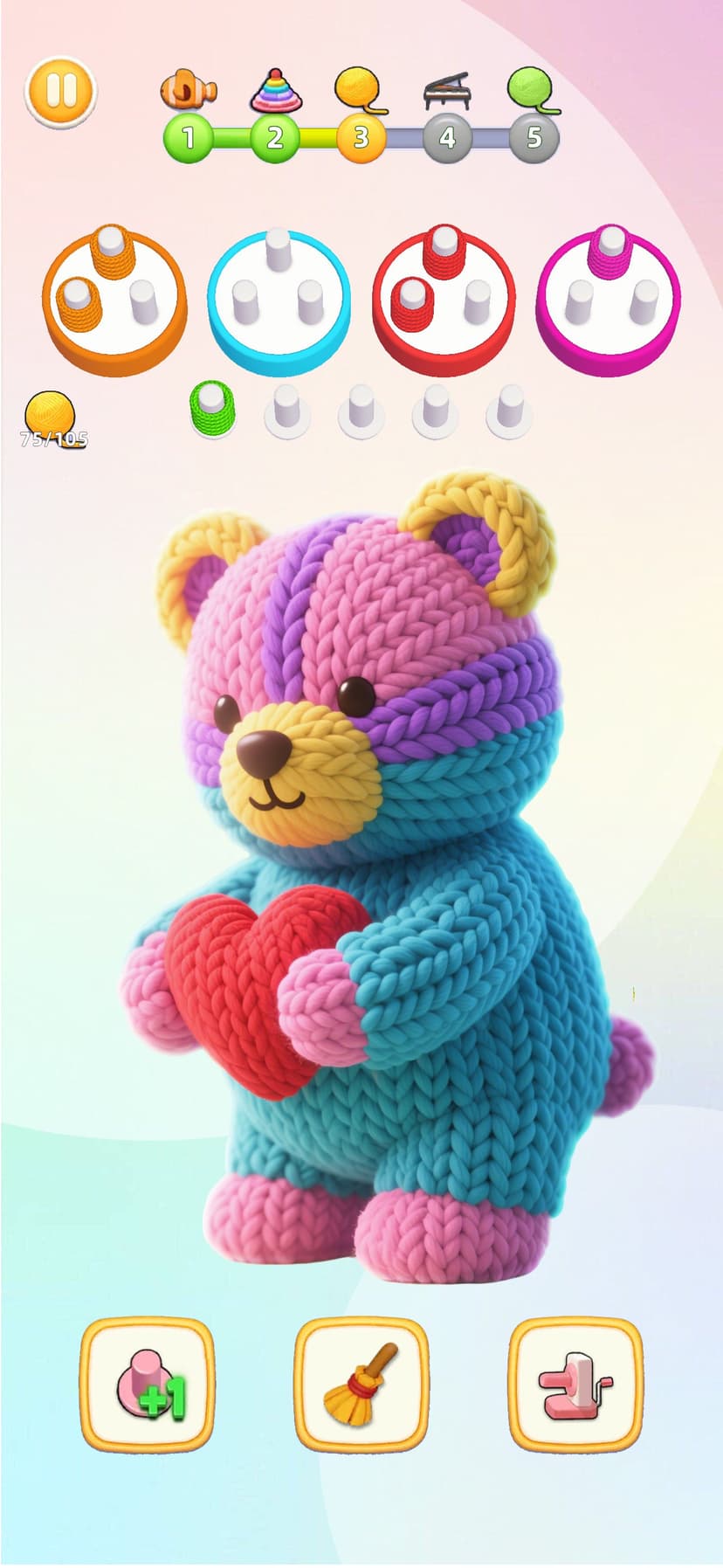 Wool Craze -Yarn Color Sort 3D screenshot 7 - screenshot