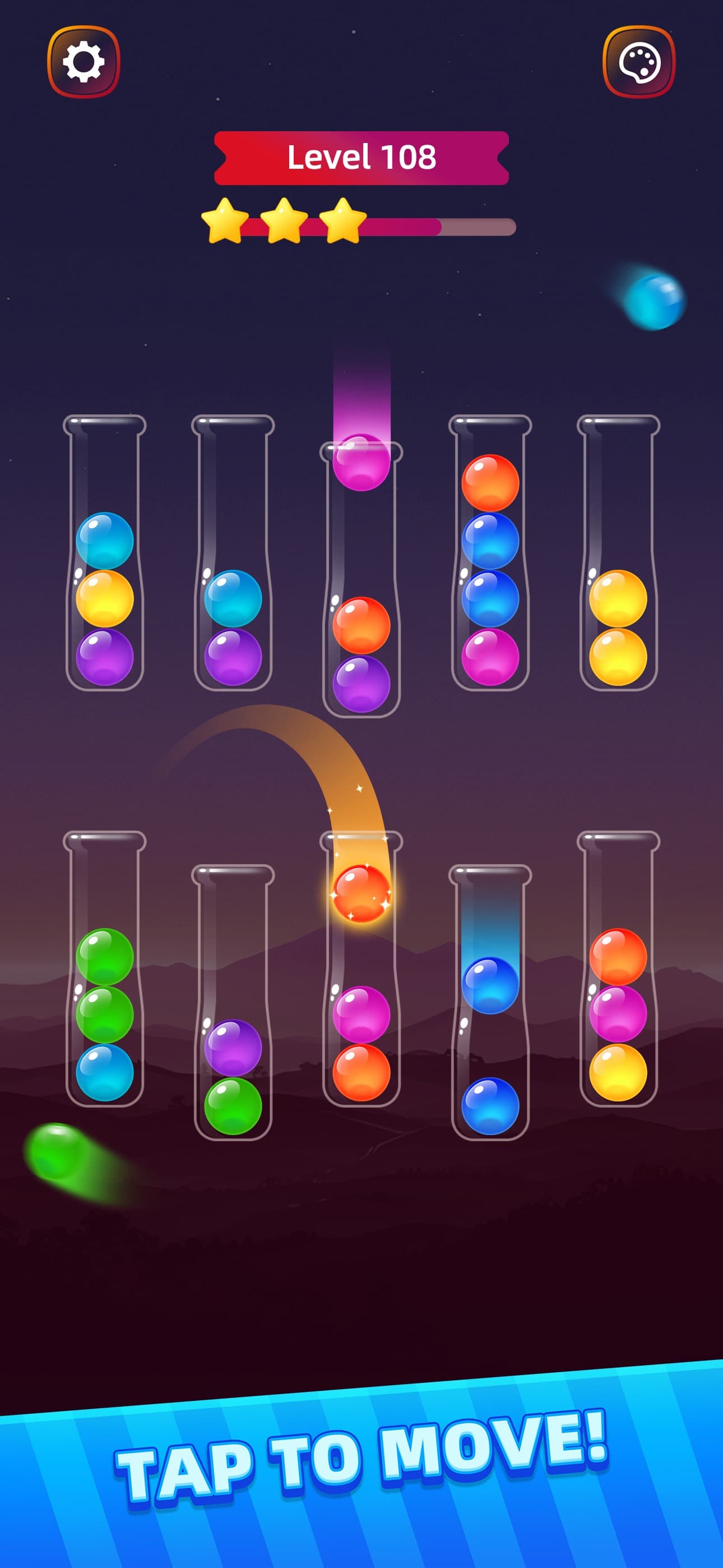Ball Sort: Color Relaxing screenshot 1 - screenshot