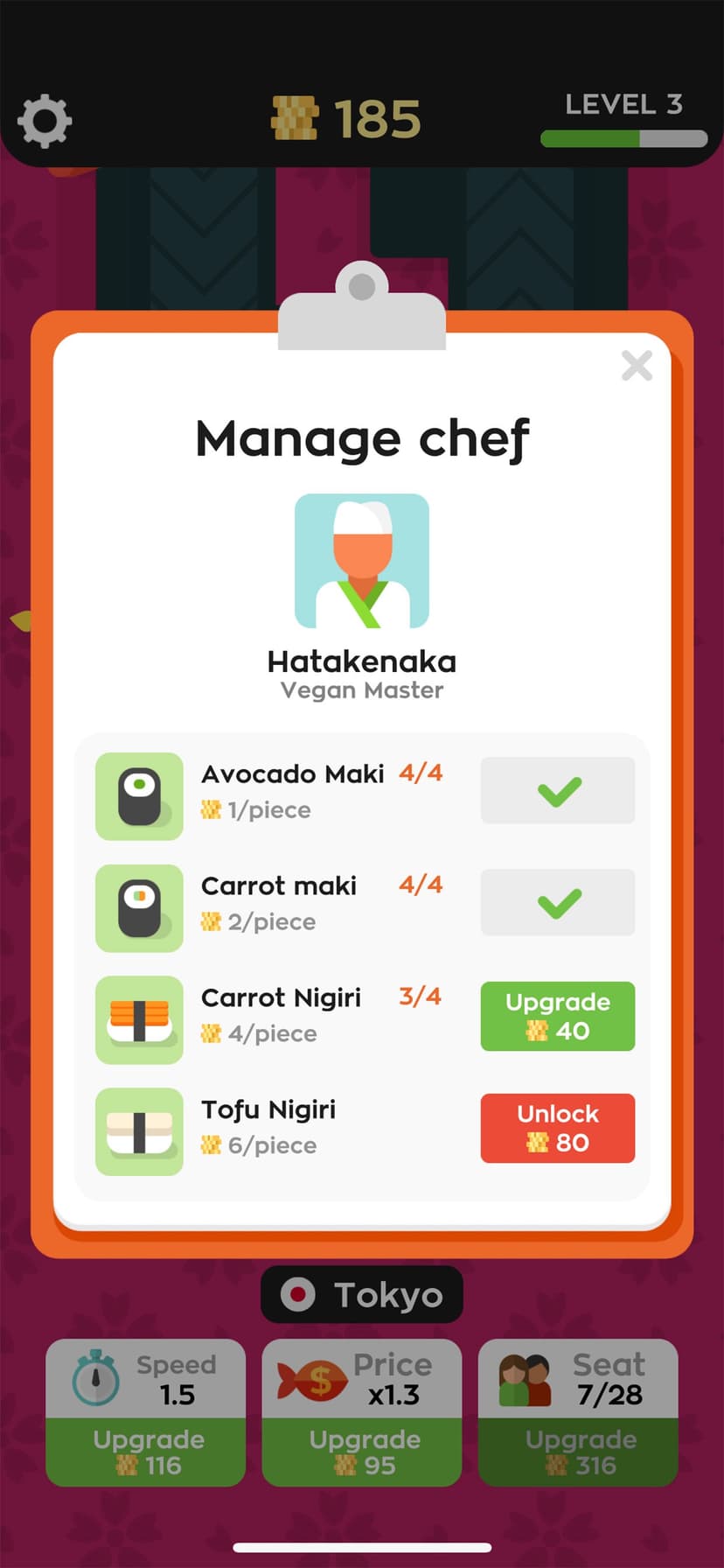 Sushi Bar Idle screenshot 3 - screenshot