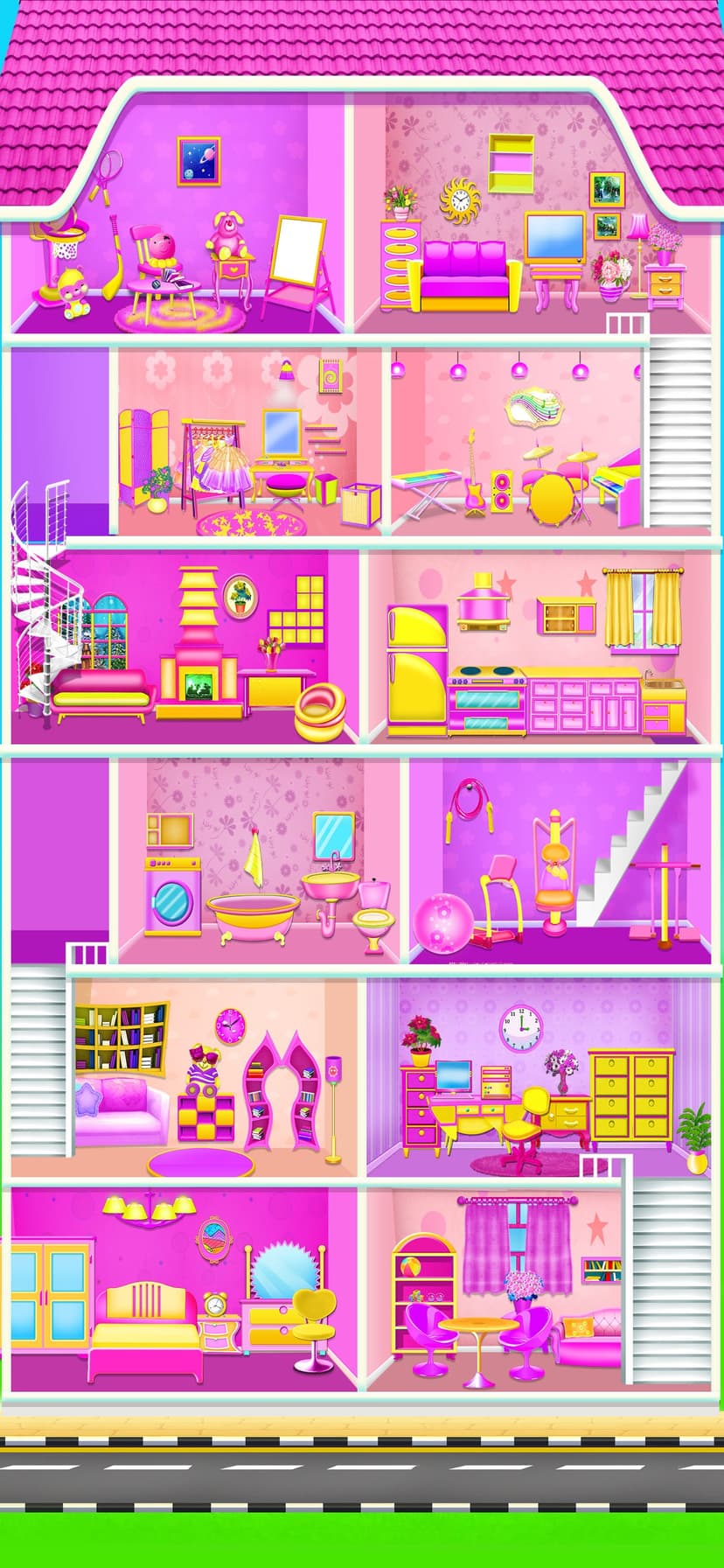Baby Girls - Doll House Games screenshot 6 - screenshot