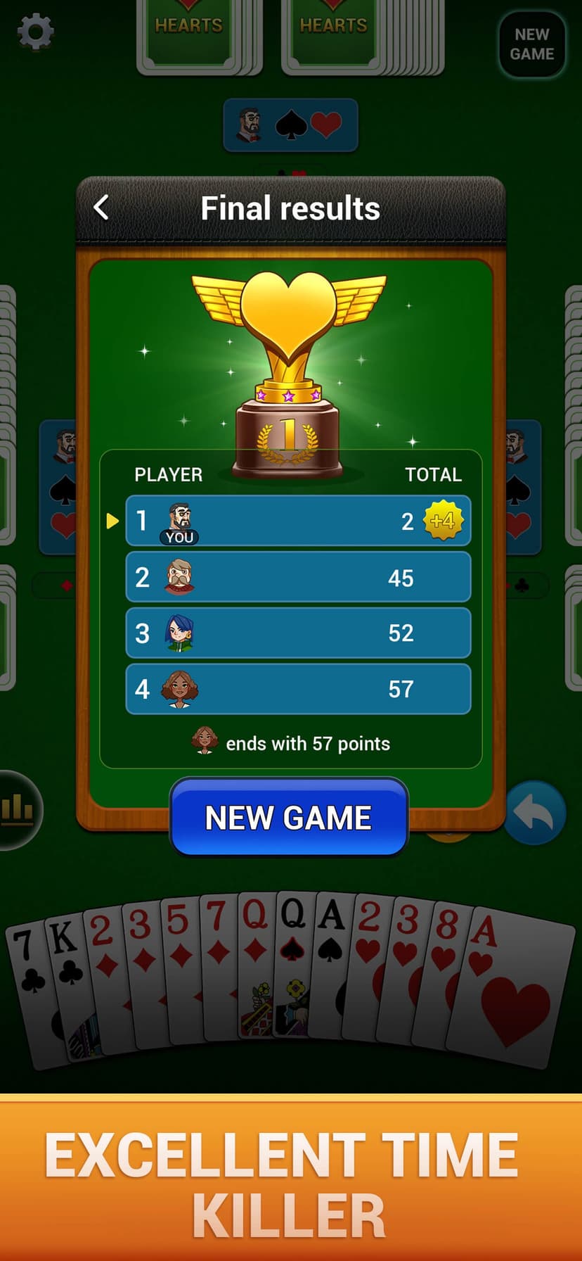 Hearts : Deluxe Card Game screenshot 6 - screenshot