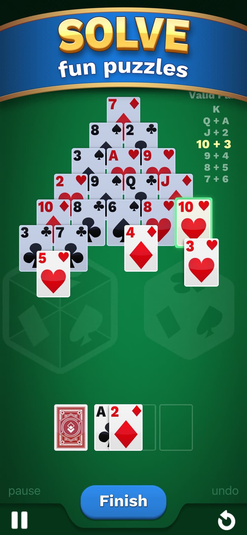 Pyramid Solitaire Cube screenshot 2 - screenshot