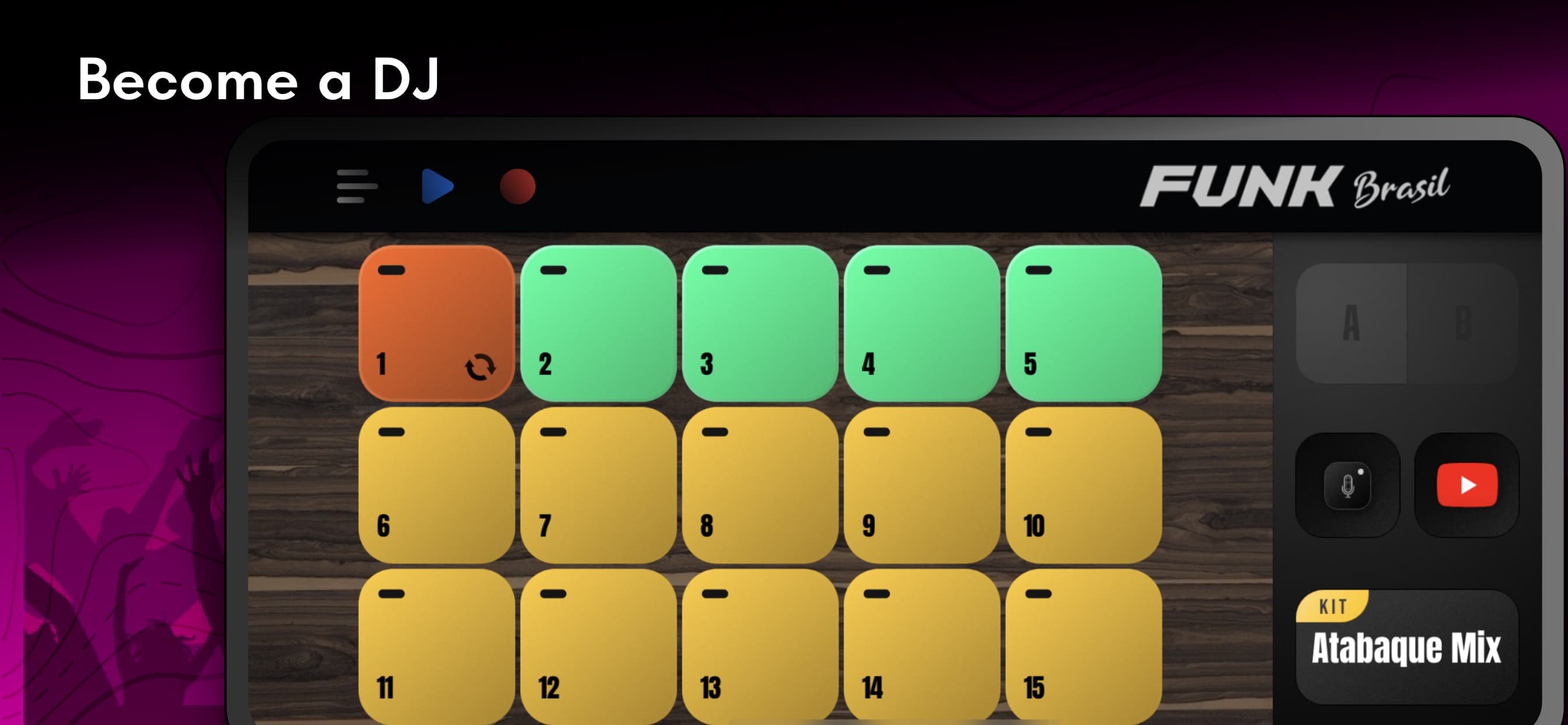 Funk Brasil: DJ MPC drum pads screenshot 4 - screenshot