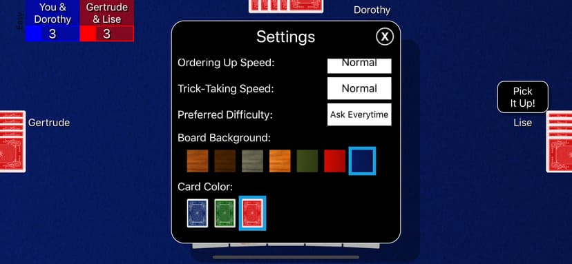 Euchre Card Classic screenshot 7 - screenshot