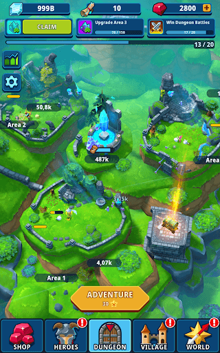 Idle Dungeon Manager - PvP RPG screenshot 17 - screenshot