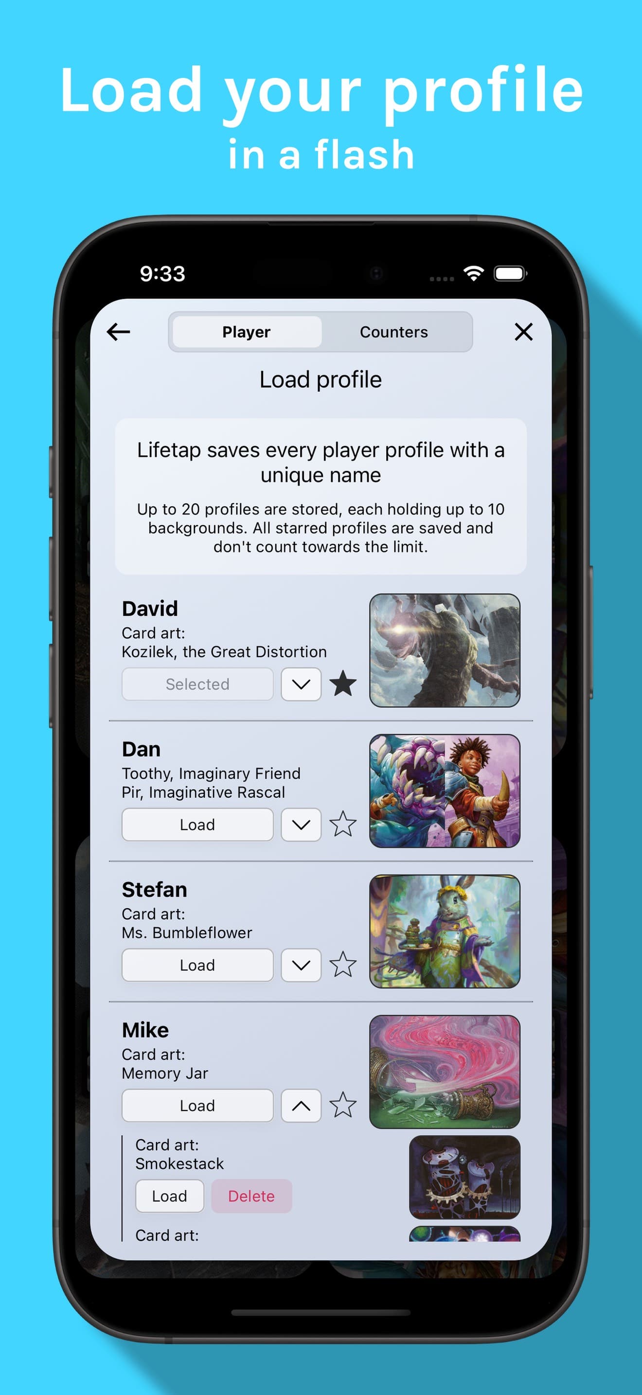 Lifetap Life Counter for MTG screenshot 3 - screenshot