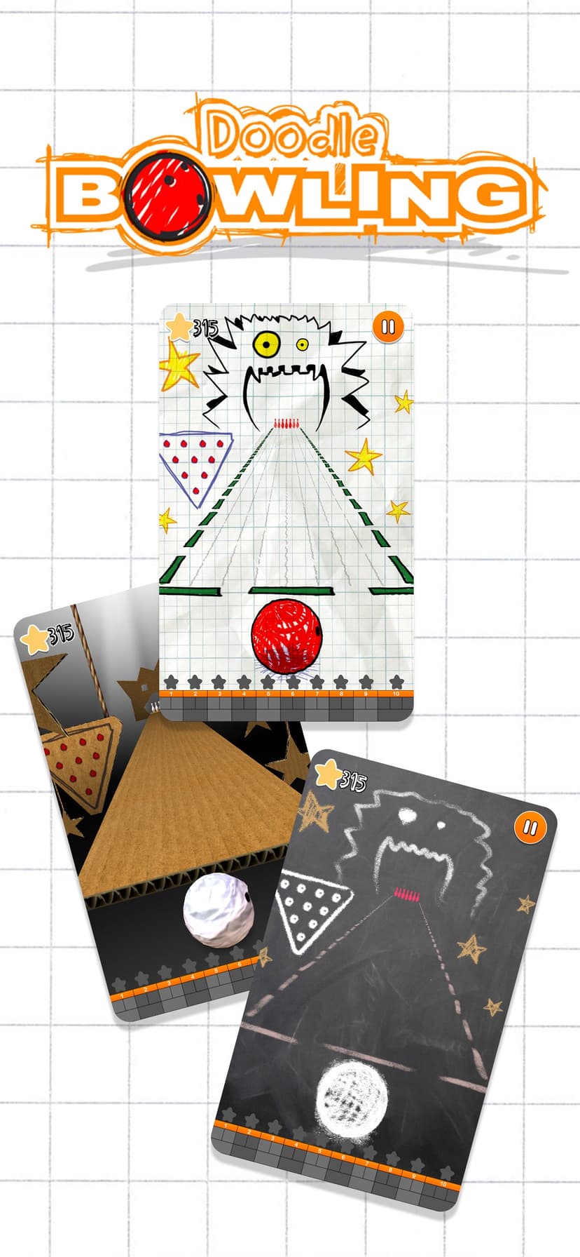 Doodle Bowling screenshot 1 - screenshot