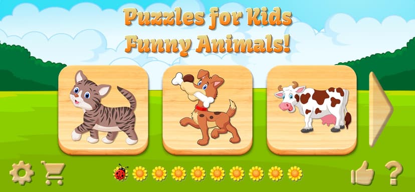Puzzles for Kids・Funny Animals screenshot 1 - screenshot