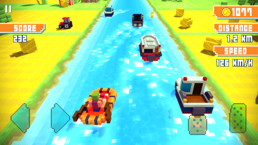 Blocky Highway: Traffic Racing screenshot 14 - screenshot