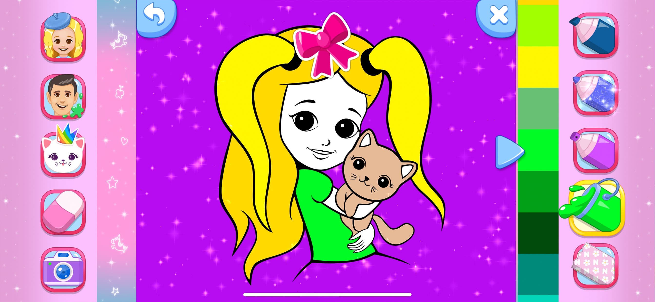 Like Nastya Coloring Book screenshot 4 - screenshot