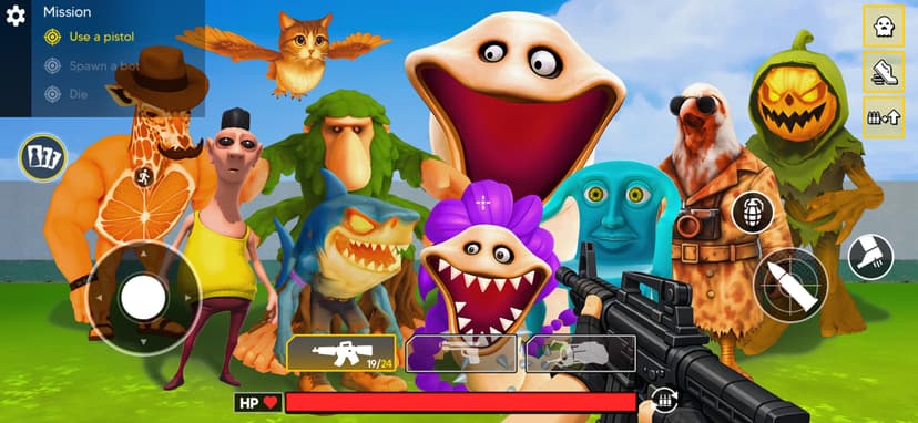 Survival in Brainrot: Shooter screenshot 1 - screenshot