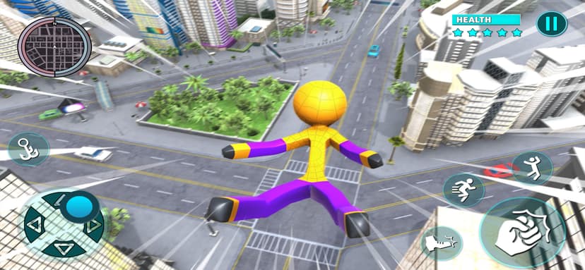 Grand Stickman City Hero Game screenshot 4 - screenshot
