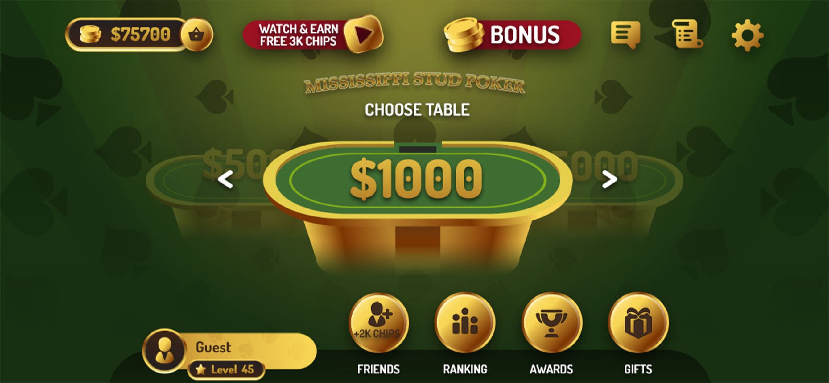 Mississippi Stud Poker Casino screenshot 3 - screenshot