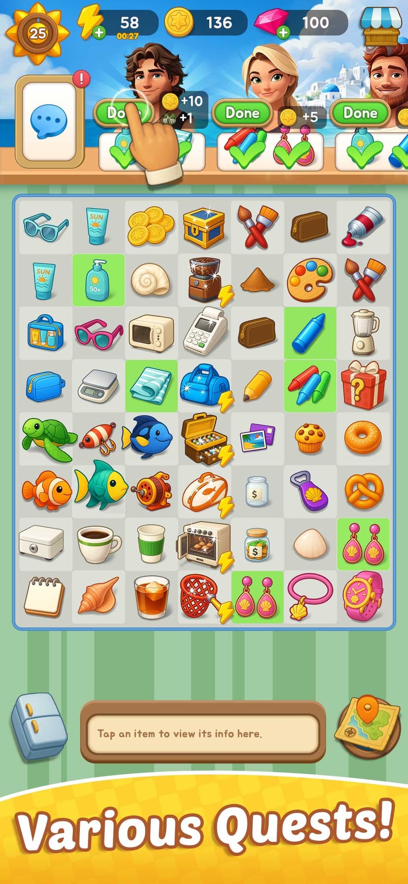 Merge Beach : Gossip & Mystery screenshot 4 - screenshot
