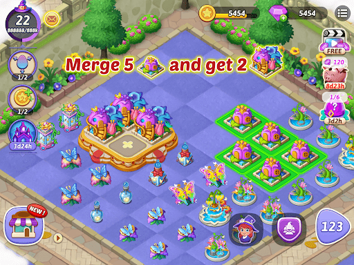 Merge Witches: Magic Puzzle screenshot 13 - screenshot