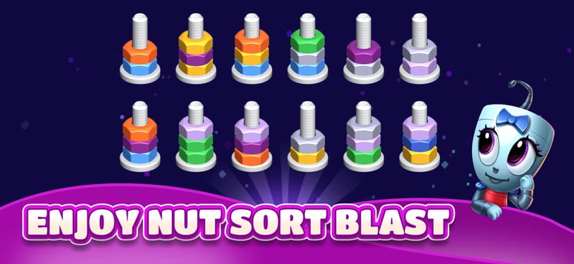Nut Sort Blast: Color Puzzle screenshot 7 - screenshot