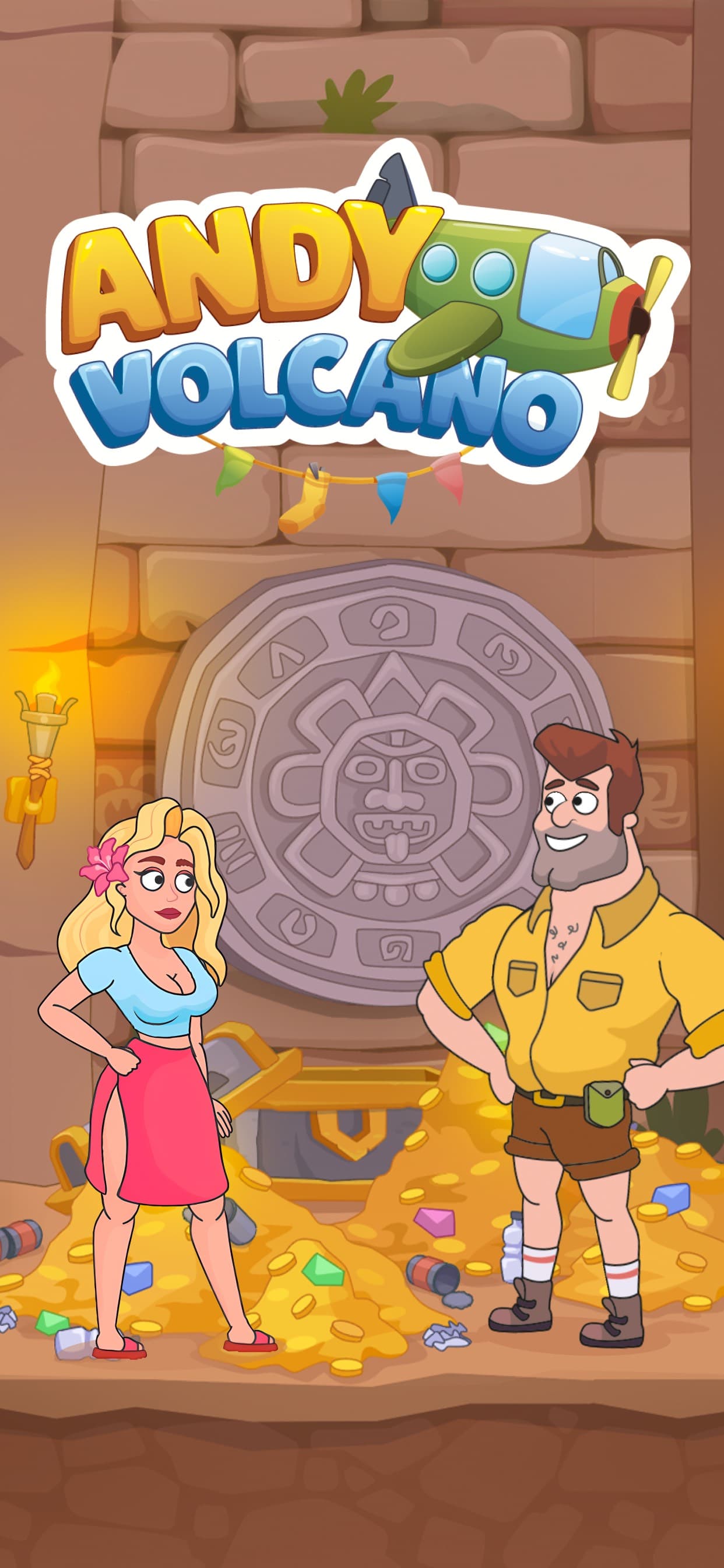 Andy Volcano: Tile Match Story screenshot 1 - screenshot