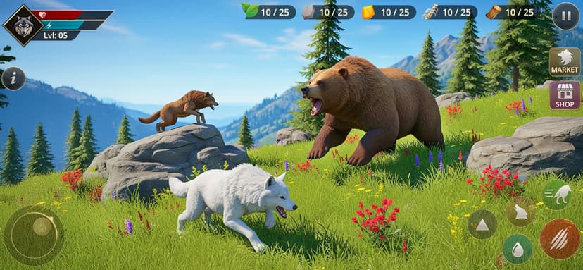 Real Wolf Simulator: Rpg Games screenshot 4 - screenshot