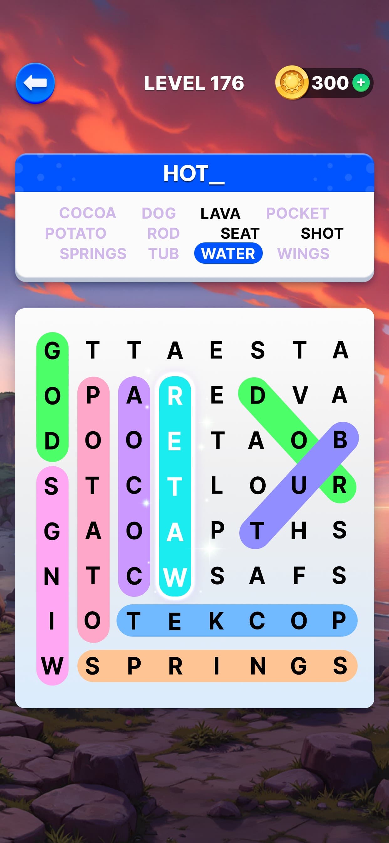 Wordscapes Search - Word game screenshot 1 - screenshot