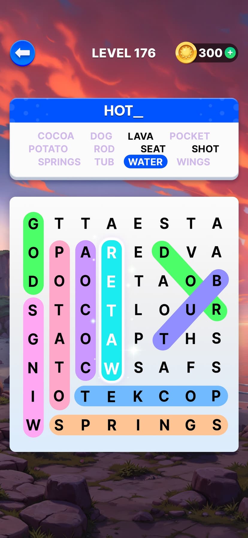 Wordscapes Search - Word game screenshot 1 - screenshot
