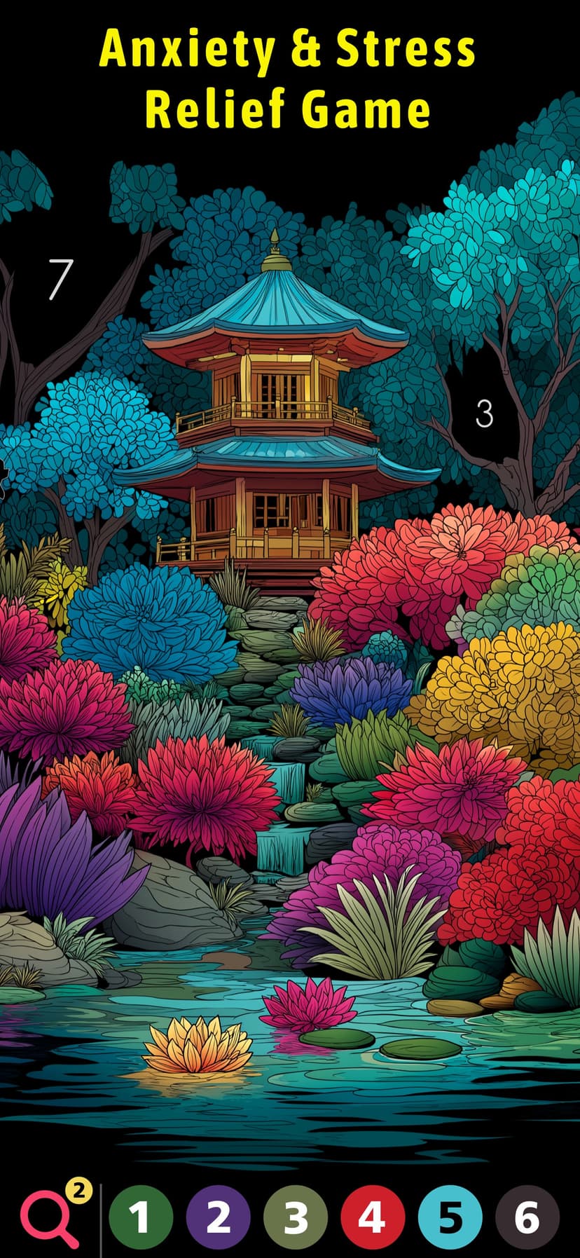 Ink: Zen Adult Color by Number screenshot 6 - screenshot