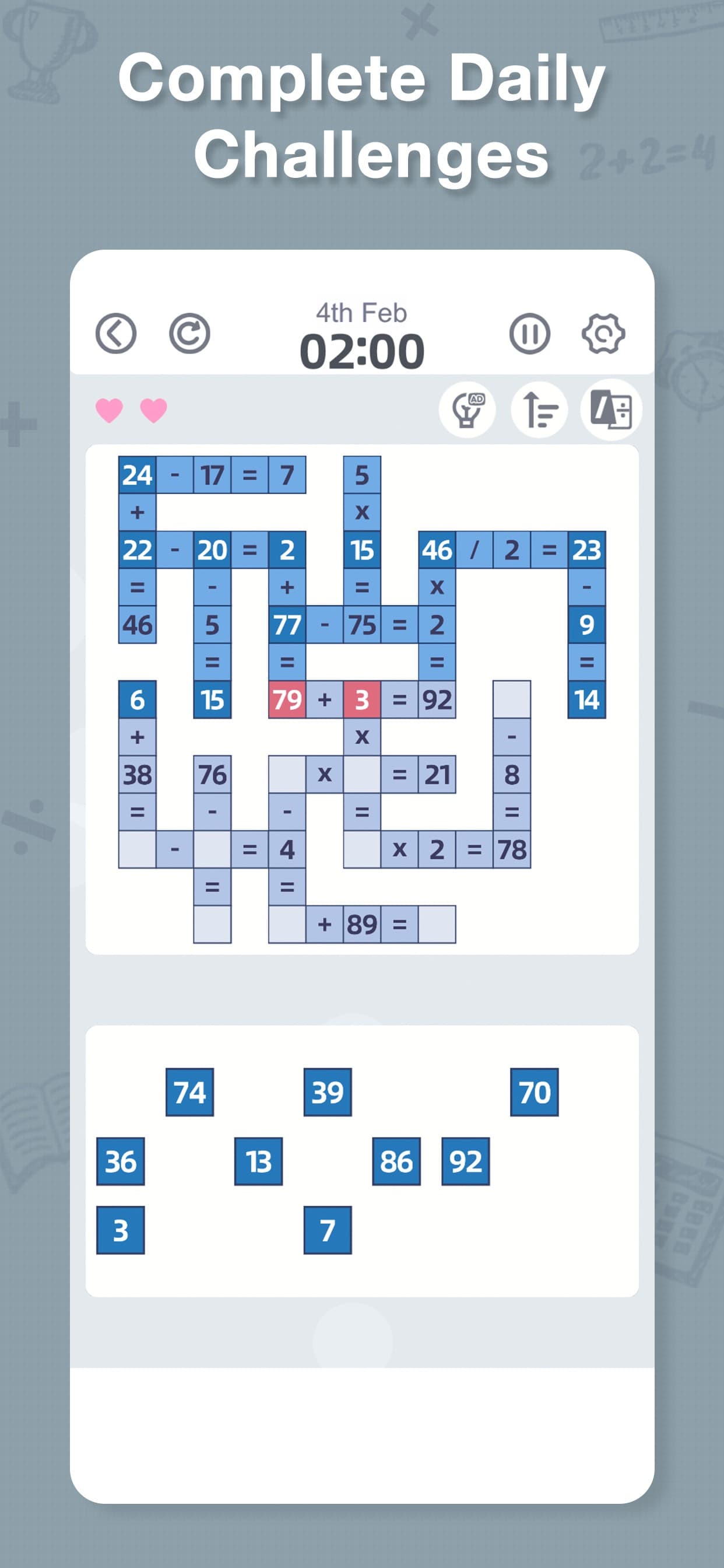 Aged Crossmath screenshot 2 - screenshot