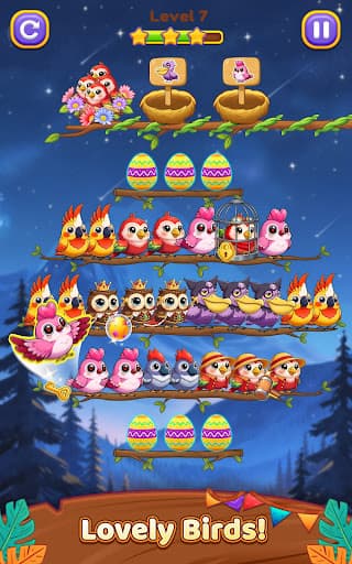 Bird Sort 3: Color Puzzle screenshot 13 - screenshot
