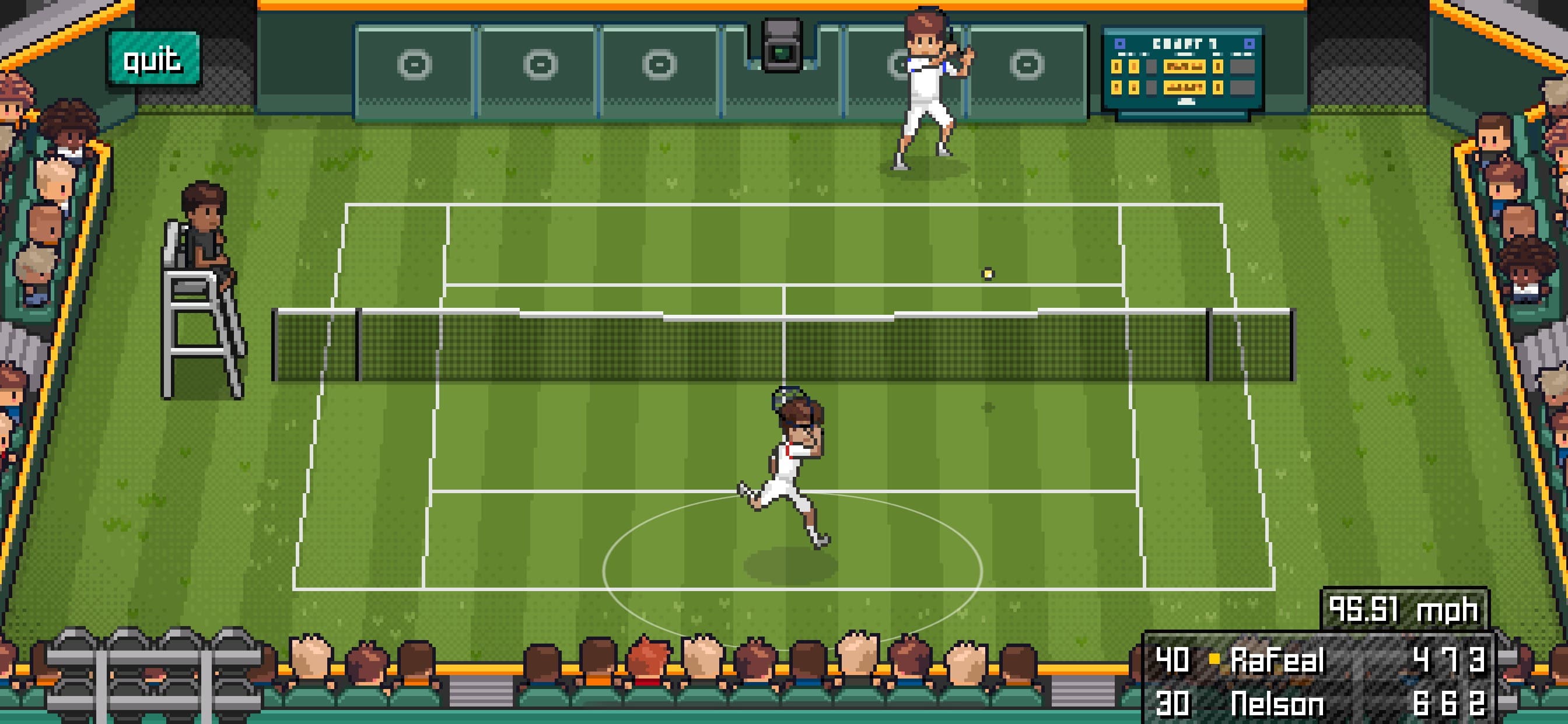 Pixel Pro Tennis screenshot 1 - screenshot