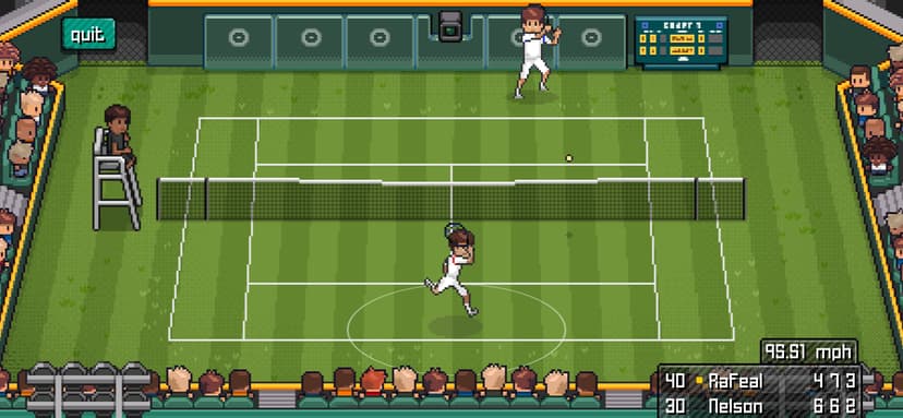 Pixel Pro Tennis screenshot 1 - screenshot