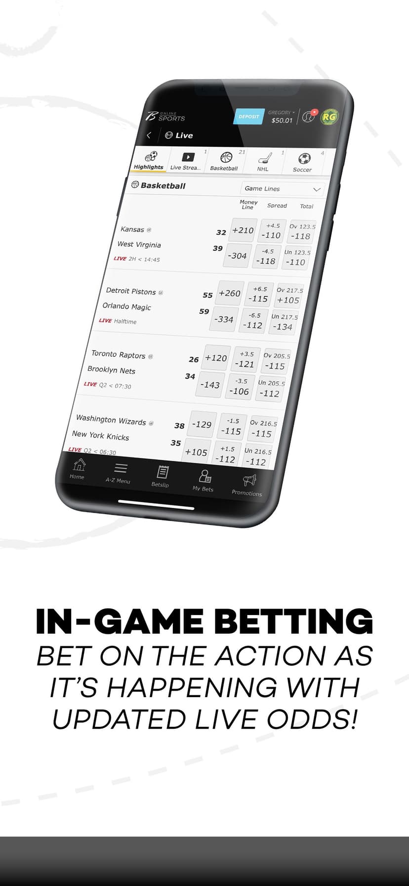 Borgata - Online NJ Sportsbook screenshot 4 - screenshot