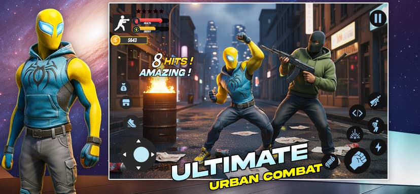 Super Captain Spider City Hero screenshot 2 - screenshot