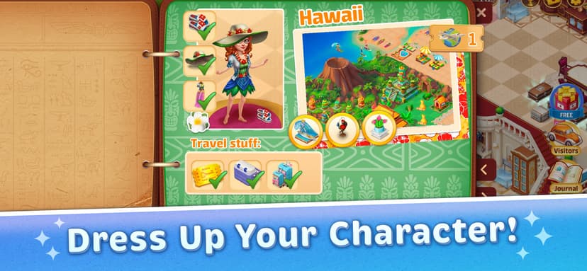 Travel Merge Family Game screenshot 2 - screenshot