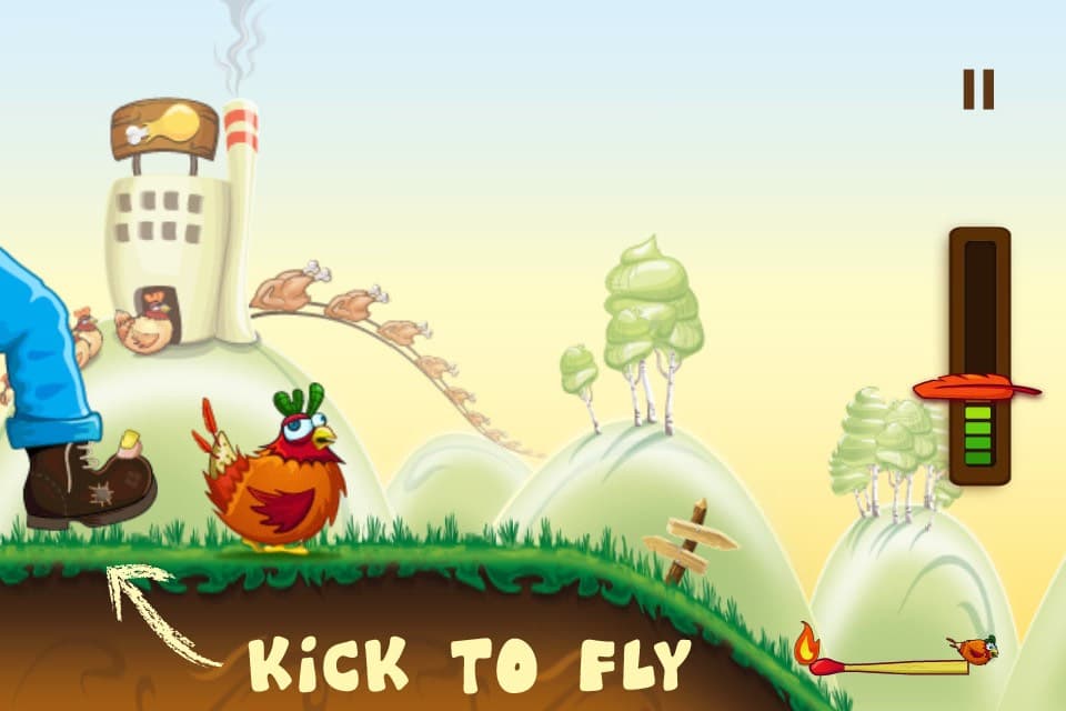 Rocket Chicken (Fly Without Wings) screenshot 1 - screenshot