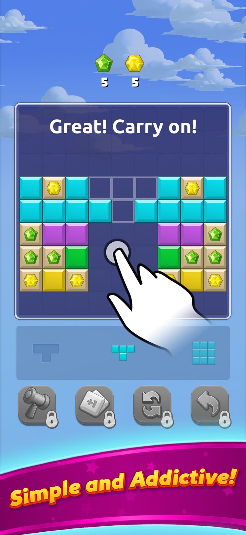 Sky Blocks - flying high saga screenshot 1 - screenshot