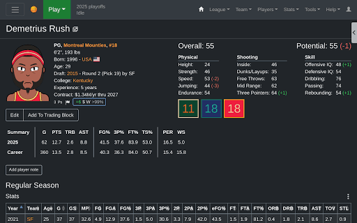 Basketball GM screenshot 9 - screenshot