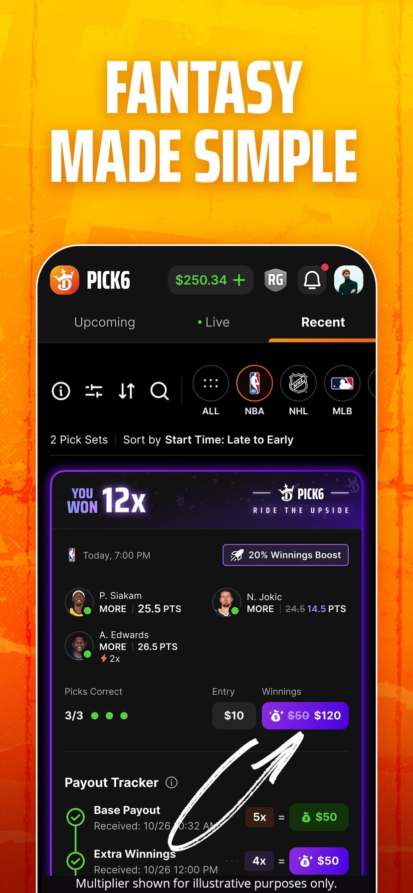 Pick6 DraftKings Sports Picks screenshot 6 - screenshot