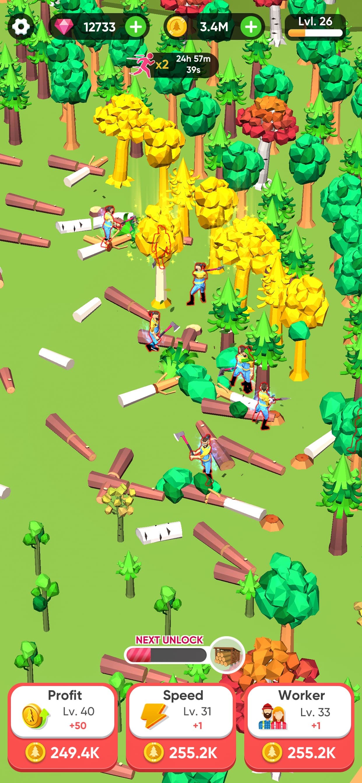 Idle Lumber Mill - Wood Game screenshot 5 - screenshot