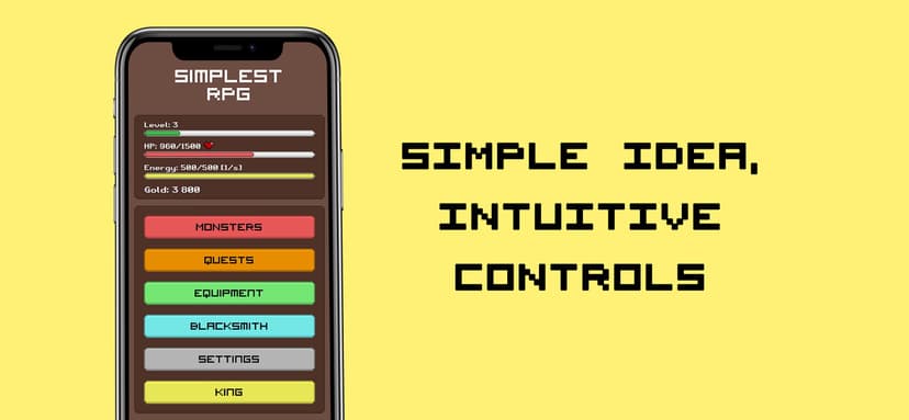 Simplest RPG Game - Text Story screenshot 1 - screenshot