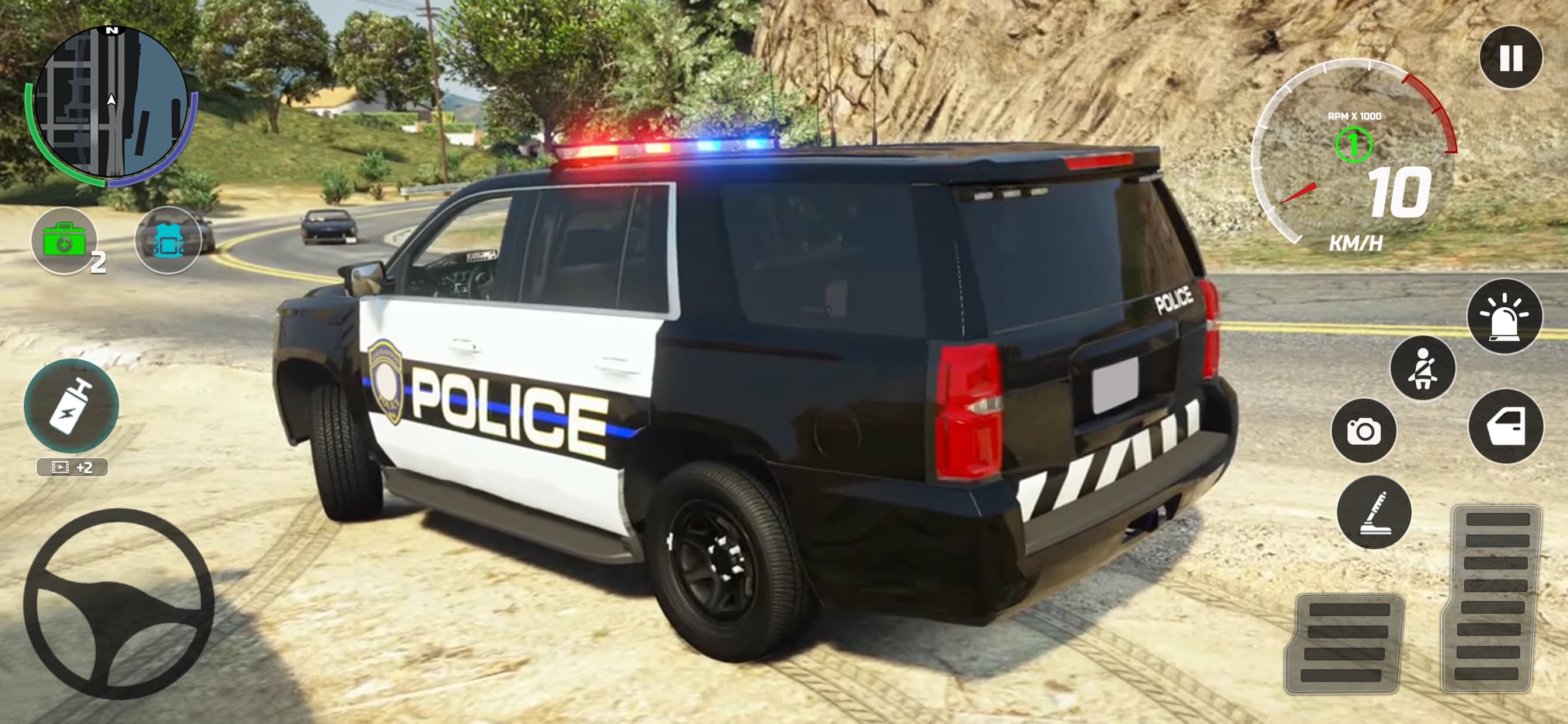 Police Van Driver Games Chase screenshot 1 - screenshot